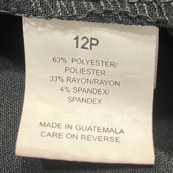 "Little Black Dress" by Briggs New York Size 12P EUC - Picture 3 of 6